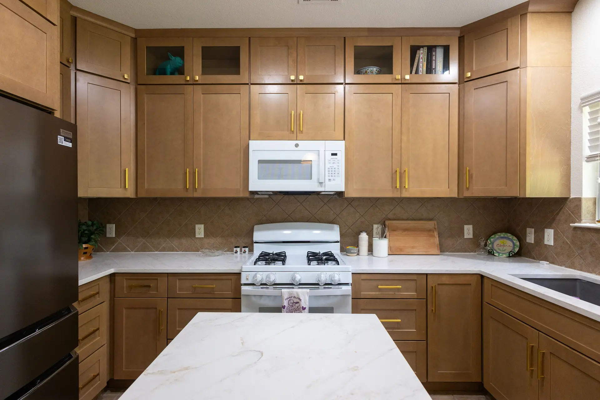 Kitchen Cabinets after flood restoration