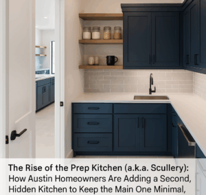 The Rise of the Prep Kitchen (a.k.a. Scullery): How Austin Homeowners Are Adding a Second, Hidden Kitchen to Keep the Main One Minimal, Entertaining‑Ready, and Ultra‑Efficient